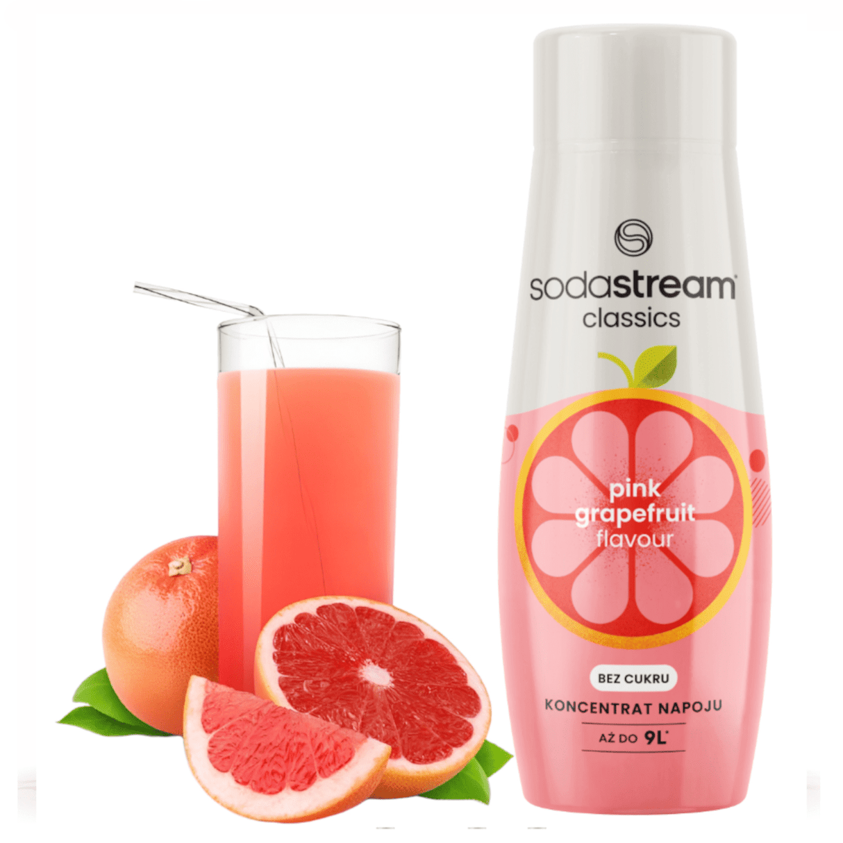 Produkt SODA STREAM Syropy Syrop koncentrat SODASTREAM Pink Grapefruit Zero 440ml 002749