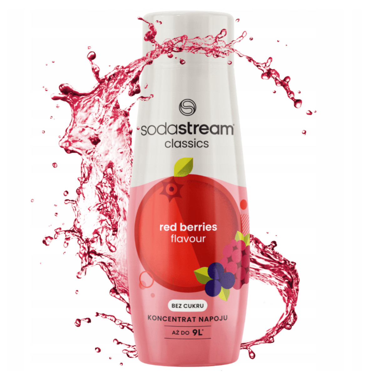 Produkt SODA STREAM Syropy Syrop koncentrat SODASTREAM Red Berries Zero 440 ml 002743