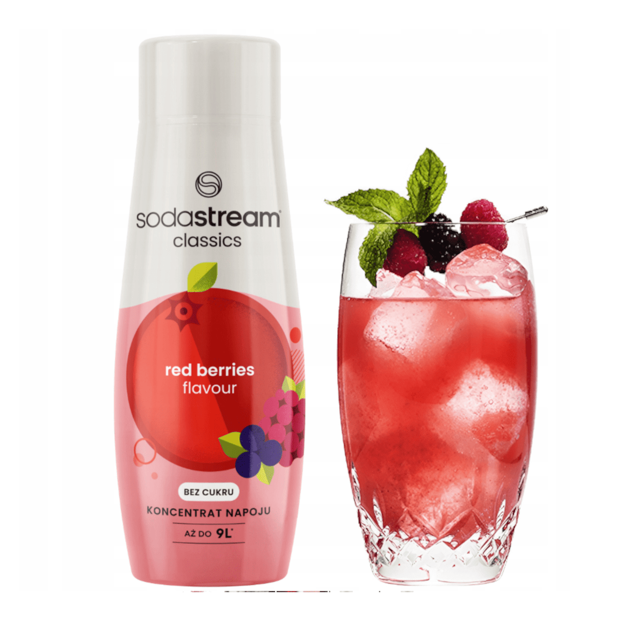 Produkt SODA STREAM Syropy Syrop koncentrat SODASTREAM Red Berries Zero 440 ml 002743