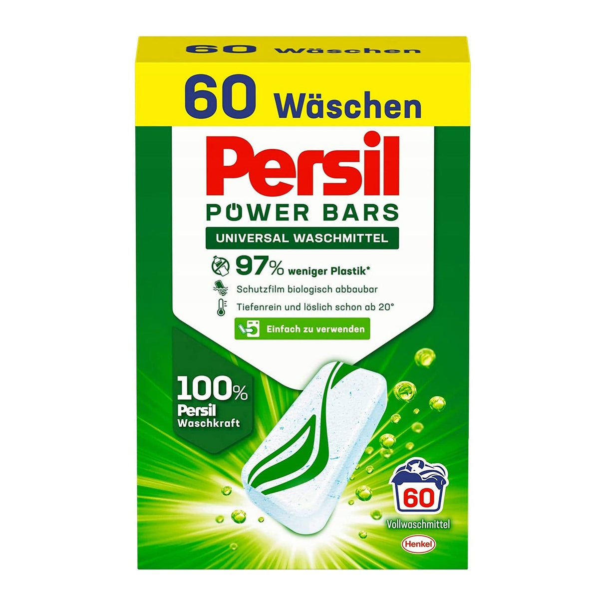 Produkt PERSIL Tabletki do prania PERSIL Power Bars Uniwersalne 60 szt 038291