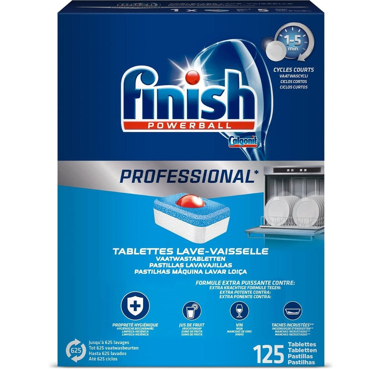 Produkt FINISH Tabletki i kapsułki do zmywarki 2x Tabletki do zmywarki FINISH Powerball Professional 125szt K_031196_2