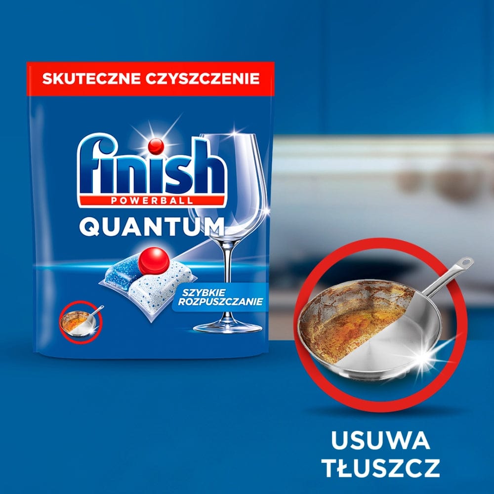 Produkt FINISH Tabletki i kapsułki do zmywarki Kapsułki do zmywarki FINISH Quantum All in 1 100szt 002210