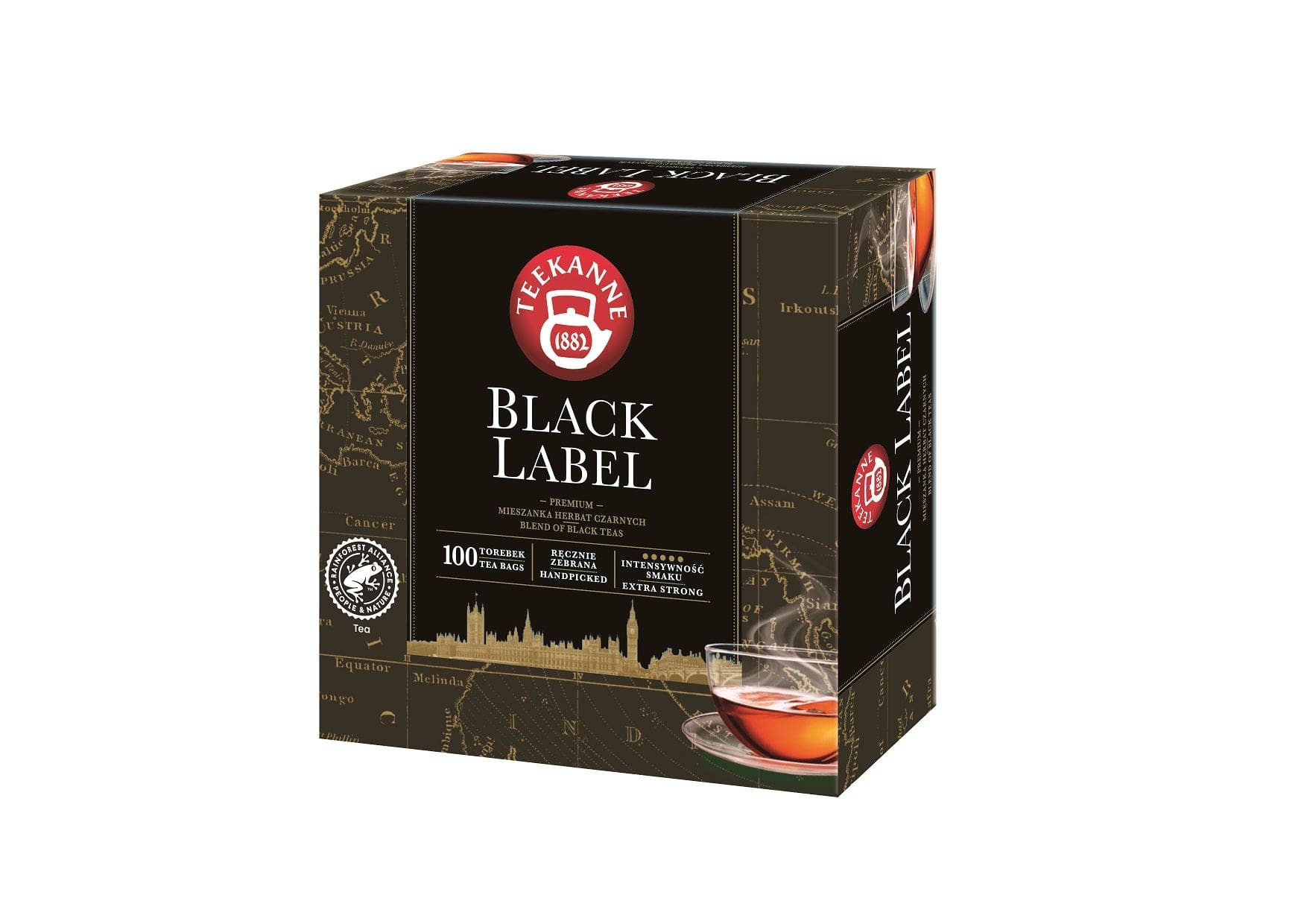 Produkt TEEKANNE TEEKANNE 100szt Black Label Herbata 000570