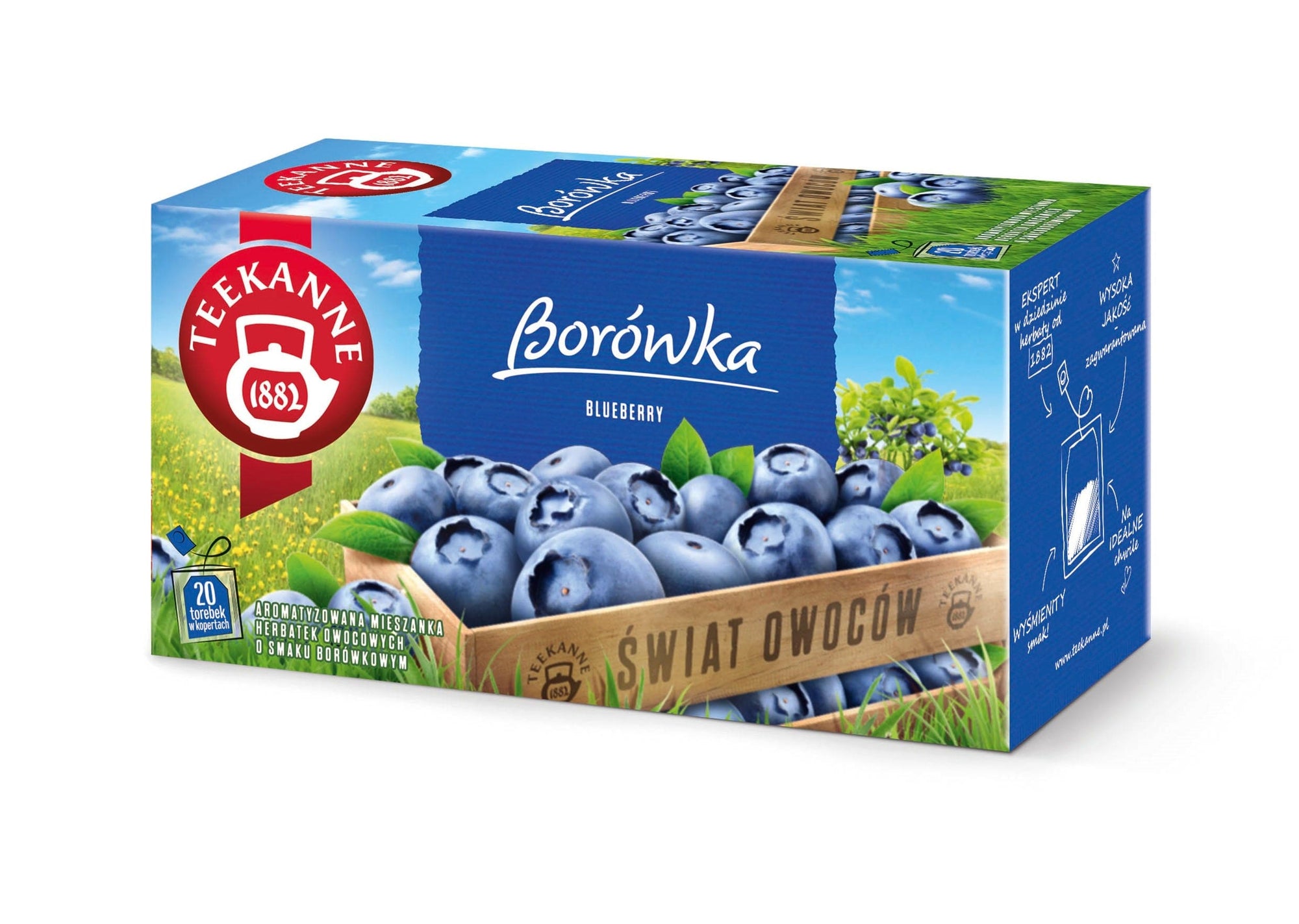 Produkt TEEKANNE TEEKANNE 20szt Borówka Herbata 000641