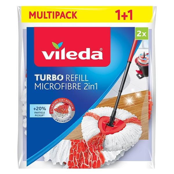 Produkt VILEDA Wkład do mopa obrotowego VILEDA turbo 2w1 2 szt 028110
