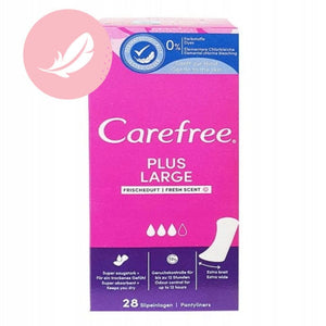 Produkt CAREFREE Wkładki CAREFREE Plus Large Fresh 28szt 032659