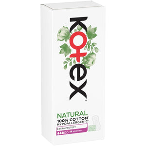 Produkt KOTEX Wkładki higieniczne Wkładki higieniczne KOTEX Natural Normal+ 18szt 033785