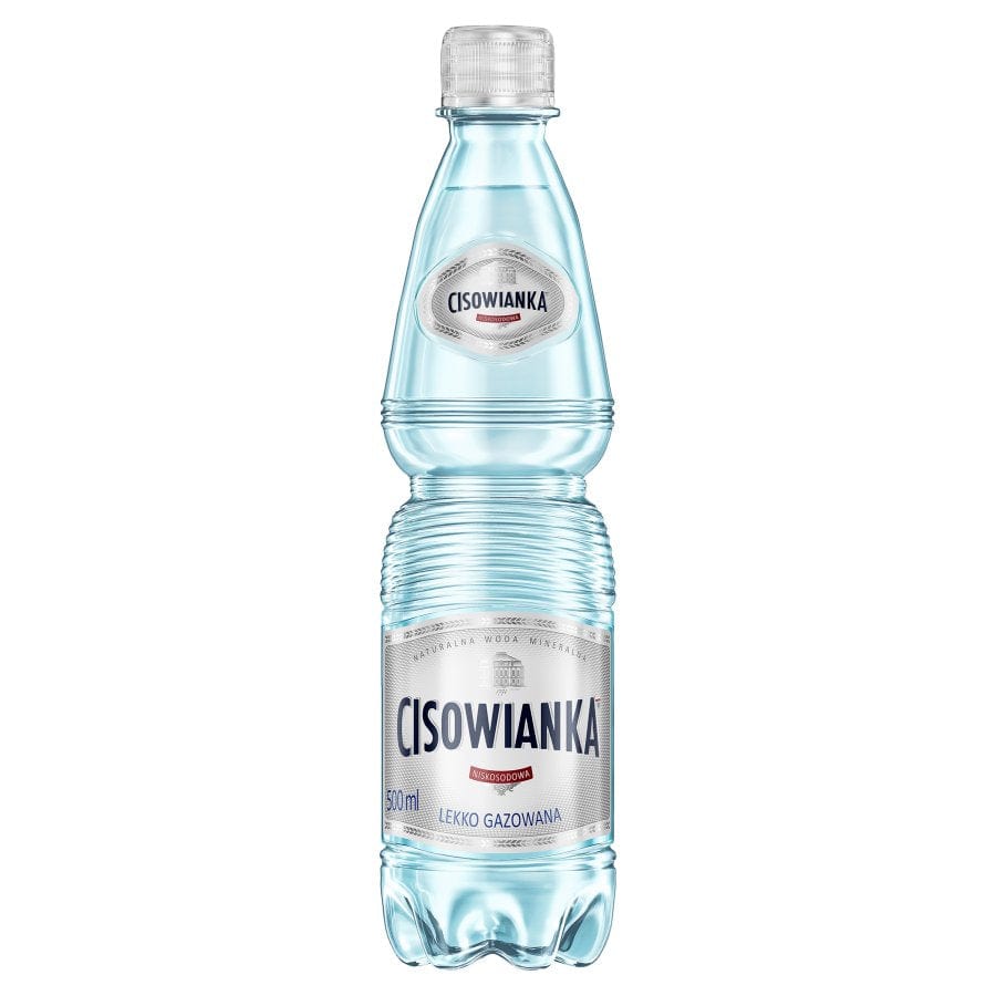 Produkt Cisowianka Woda 12x Woda mineralna CISOWIANKA lekko gazowana 0,5 l K_S01045_12
