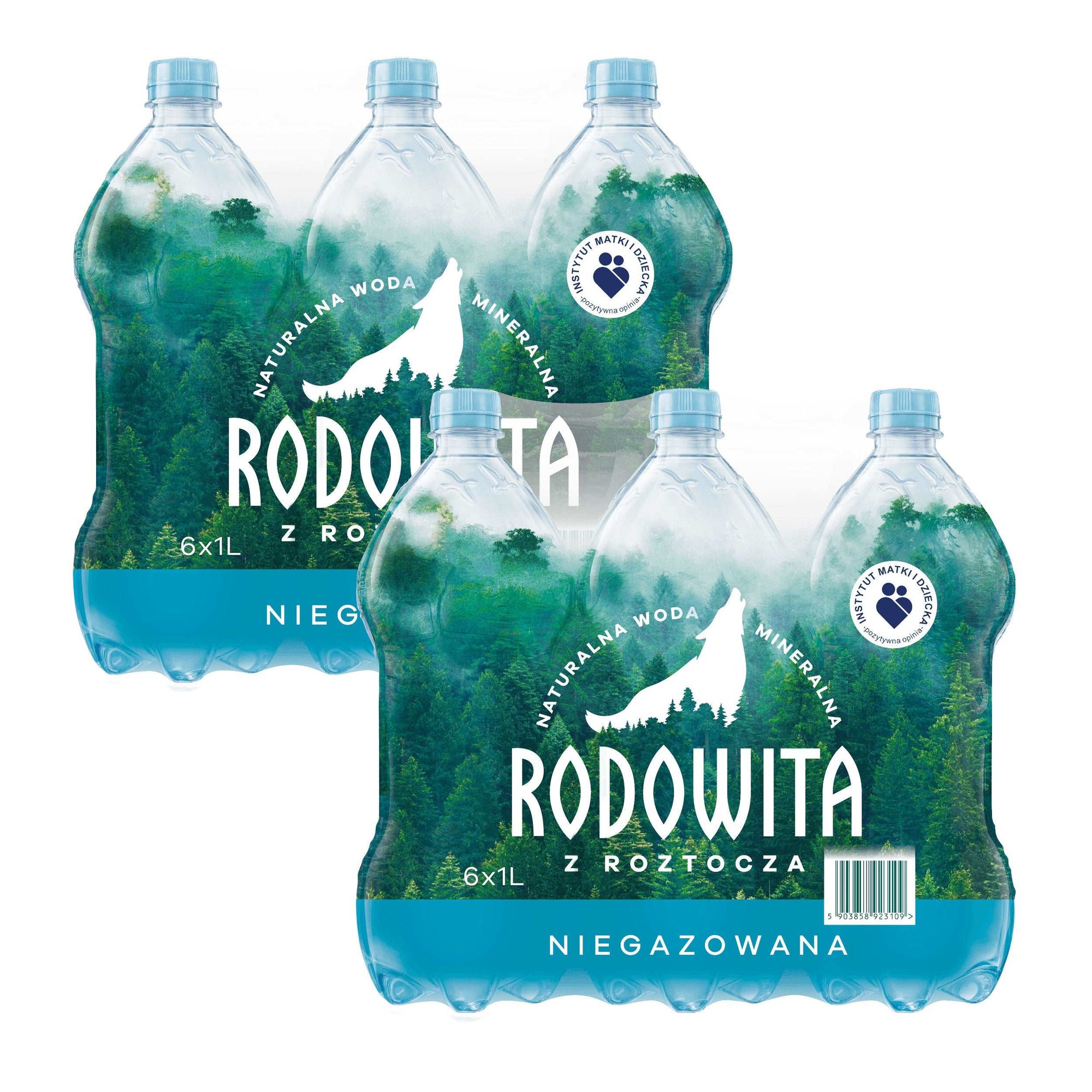 Produkt RODOWITA Woda 12x Woda mineralna RODOWITA z Roztocza niegazowana 1 l K_S01309_12