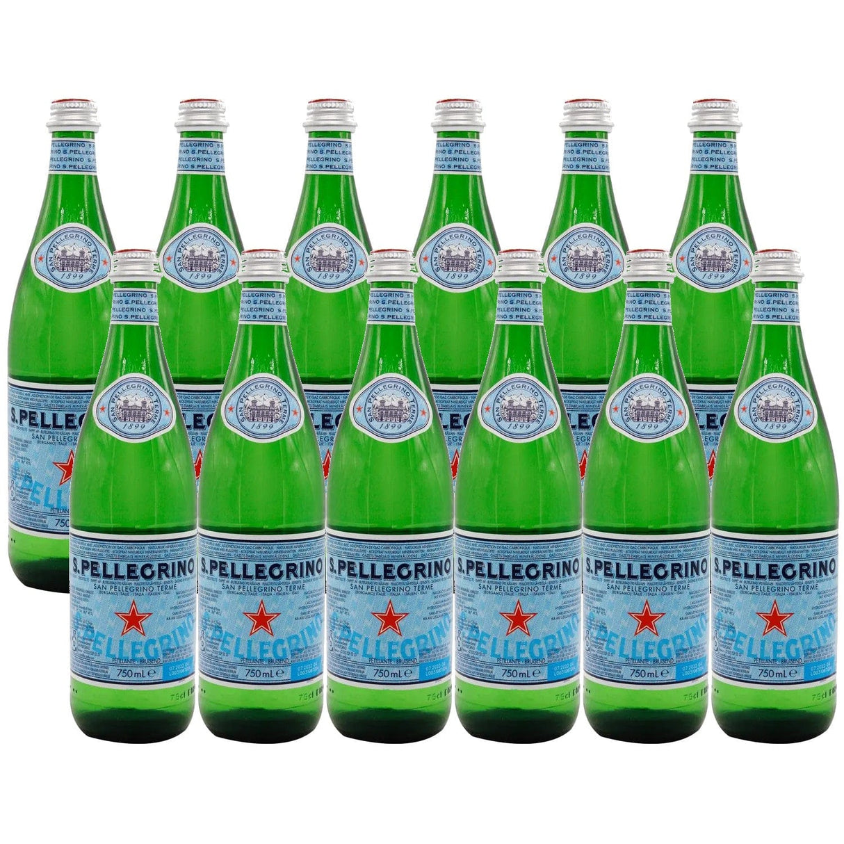 Produkt SAN PELLEGRINO Woda 12x Woda mineralna SAN PELLEGRINO gazowana 750ml K_014474_12