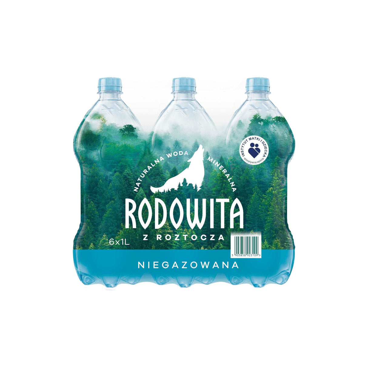 Produkt RODOWITA Woda 6x Woda mineralna RODOWITA z Roztocza niegazowana 1 l K_S01309_6