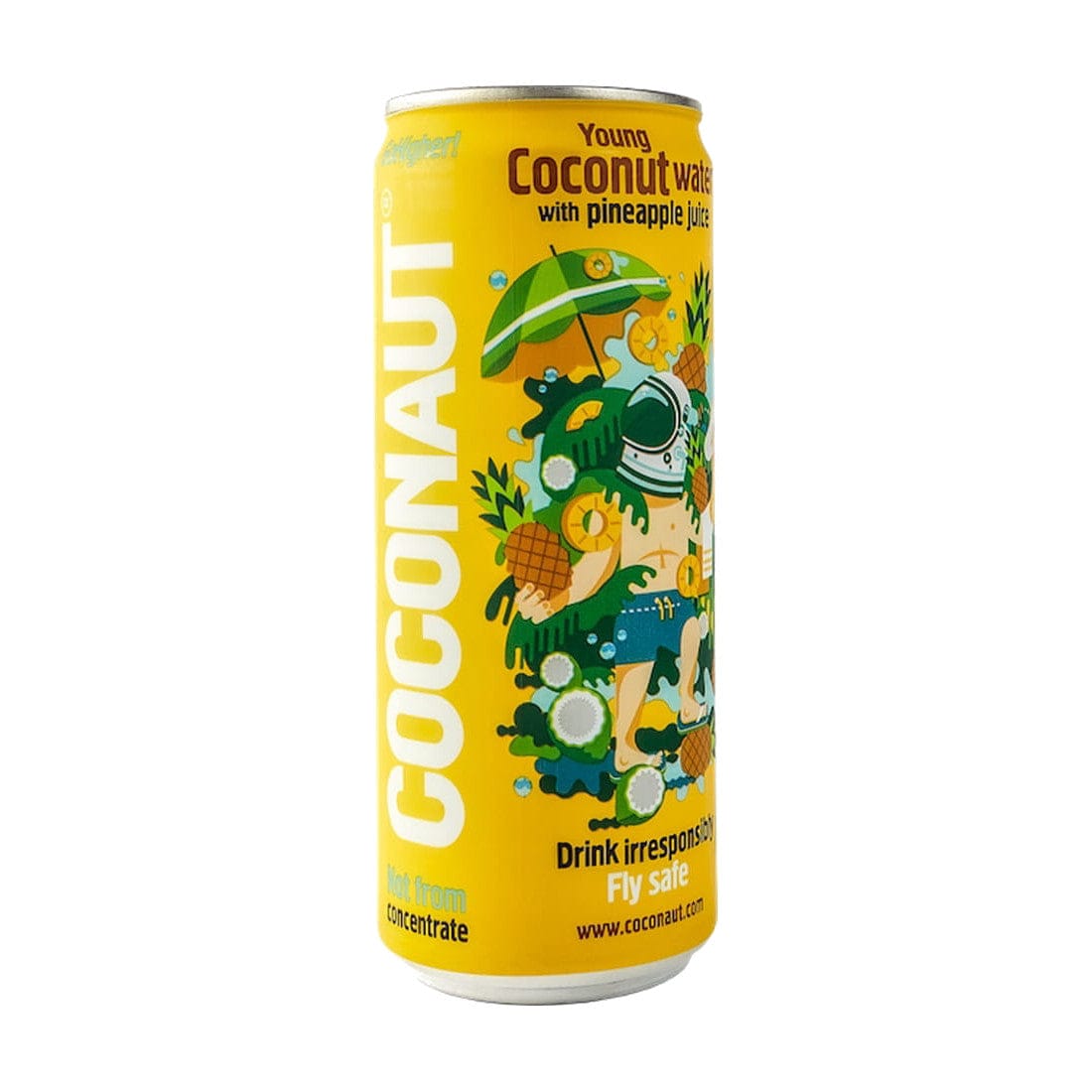 Produkt COCONAUT Woda kokosowa COCONAUT z sokiem ananasowym 320 ml 028302