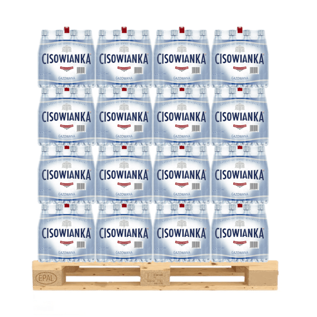 Produkt Cisowianka Woda Woda mineralna CISOWIANKA gazowana 500ml Paleta 1512 szt K_039189_1512