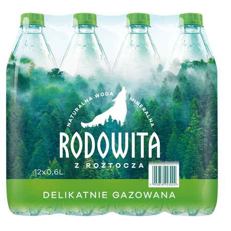 Produkt RODOWITA Woda Woda mineralna RODOWITA delikatnie gazowana 12x 0,6 l K_S00127_12