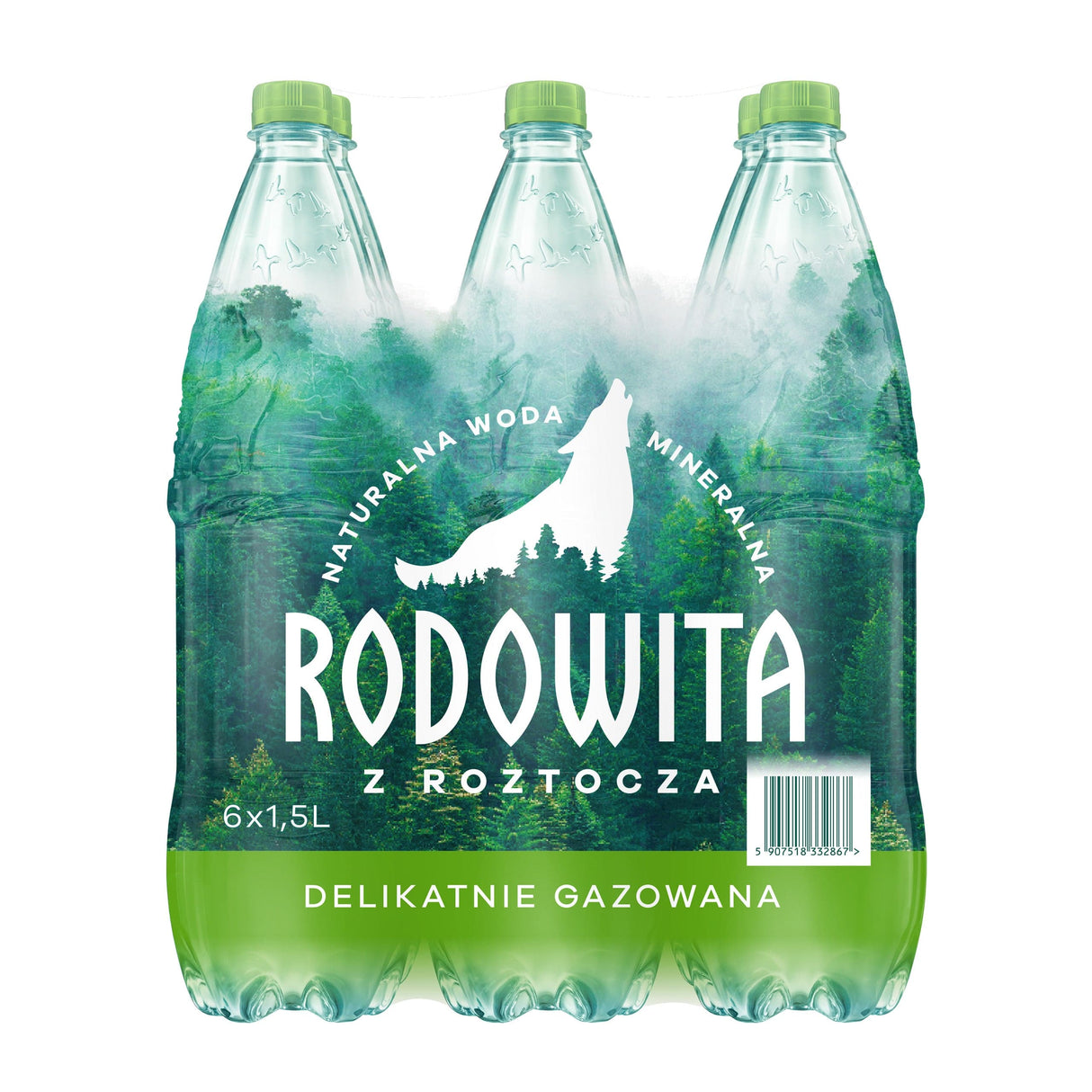 Produkt RODOWITA Woda Woda mineralna RODOWITA delikatnie gazowana 6x 1,5 l K_S00124_6