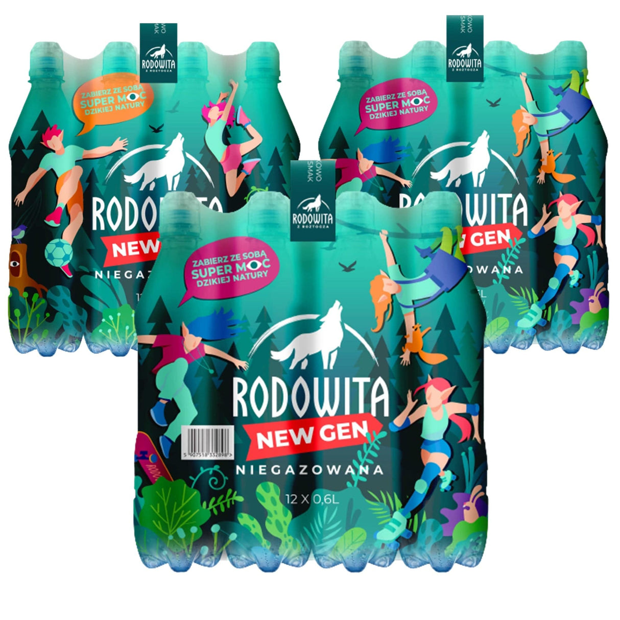 Produkt RODOWITA Woda Woda mineralna RODOWITA niegazowana Sport 36x 0,6 l K_V01975_36