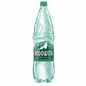 Produkt RODOWITA Woda Woda mineralna RODOWITA z Roztocza gazowana 1,5 l Paleta 456szt K_038959_456