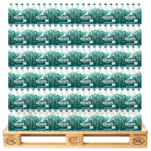 Produkt RODOWITA Woda Woda mineralna RODOWITA z Roztocza gazowana Paleta 1296x 0,6 l K_038962_1296