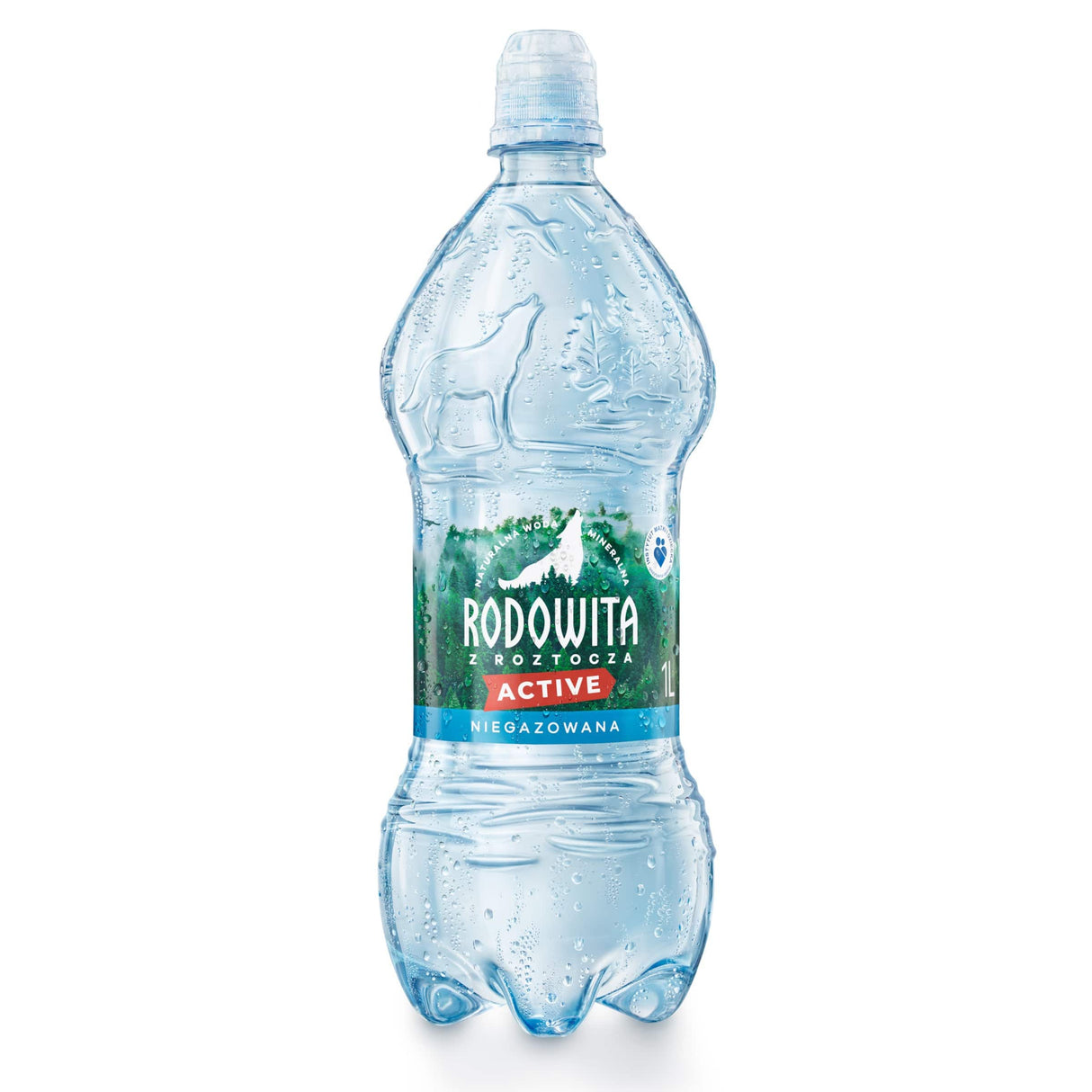 Produkt RODOWITA Woda Woda mineralna RODOWITA z Roztocza niegazowana Active Paleta 684x 1l K_045224_684