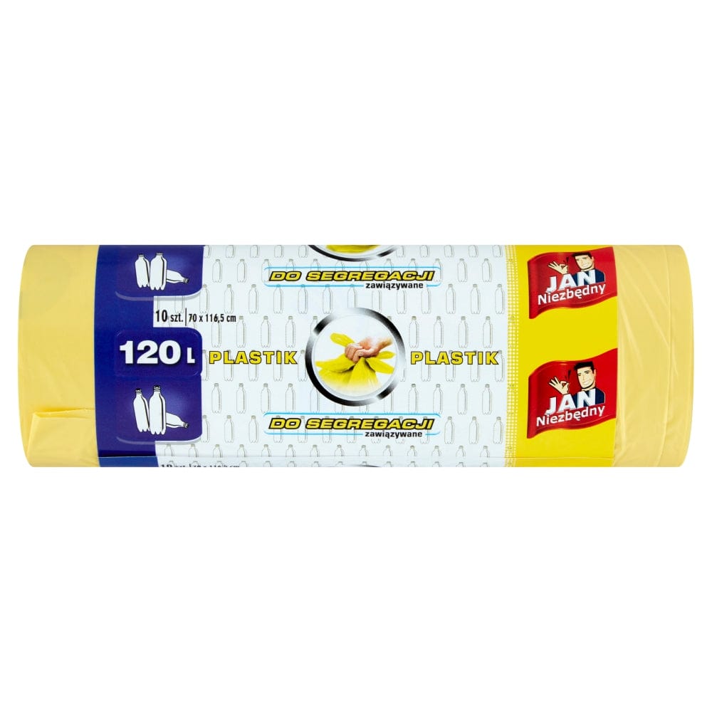 Produkt JAN NIEZBĘDNY Worki do segregacji JAN NIEZBĘDNY Plastik 120 l 10 szt. 039377