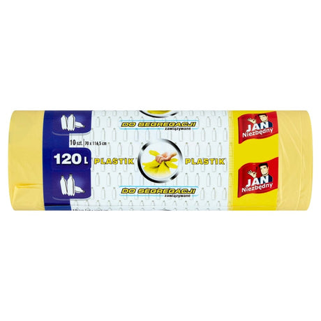 Produkt JAN NIEZBĘDNY Worki do segregacji JAN NIEZBĘDNY Plastik 120 l 10 szt. 039377