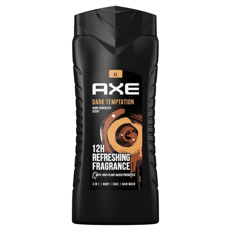 Produkt AXE Żele i płyny Żel pod prysznic AXE Dark Temptation 3w1 dla mężczyzn 400 ml S01875