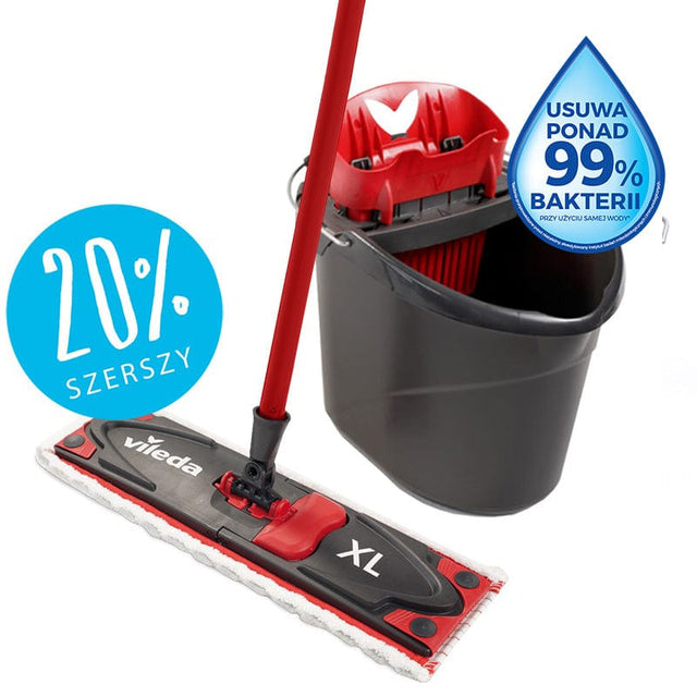 Produkt VILEDA Zestaw mop płaski + wiadro VILEDA Ultramax XL 026670