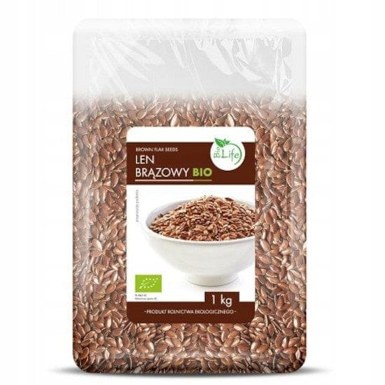 Produkt BIOLIFE Ziarna Siemię lnianie brązowe BIOLIFE Bio ekologiczne 1 kg 052330