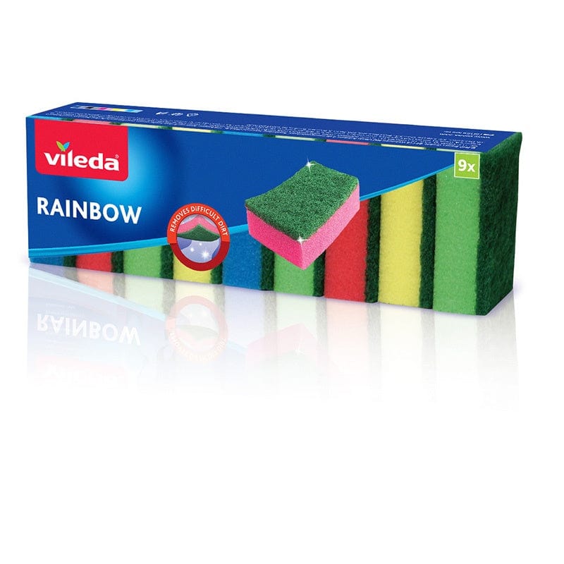 Produkt VILEDA Zmywaki gąbki VILEDA Rainbow 9+1 szt 026680